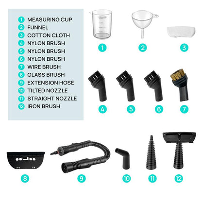 Redhut Handheld Pressurized Multifunctional Steam Cleaner