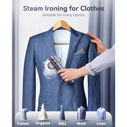 Handheld steam iron, 2-in-1 steam ironing machine
