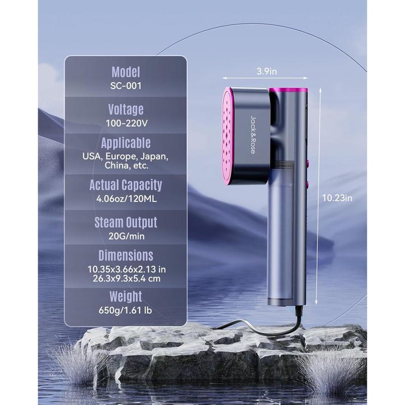 Handheld steam iron, 2-in-1 steam ironing machine