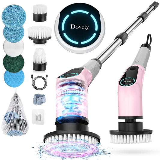 Dovety Electric Cleaning Brush, Wireless Rotary Cleaner